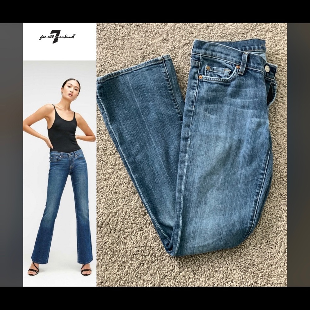 7 for All Mankind Bootcut Jeans New York Dark